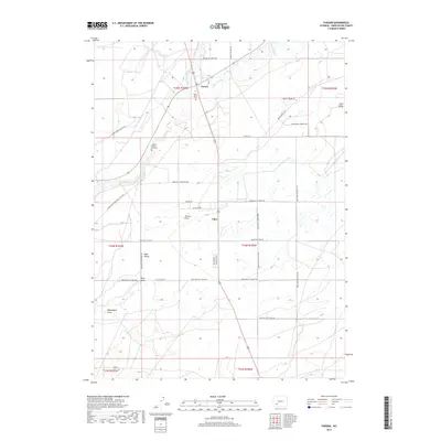 2017 Map of Farson, 2017 Print