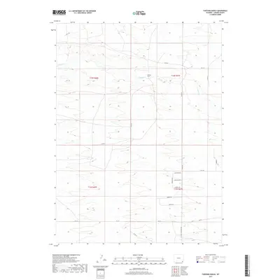 2017 Map of Farthing Ranch, 2017 Print