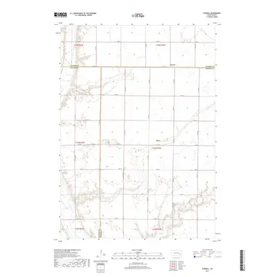 2017 Map of Farwell, 2017 Print