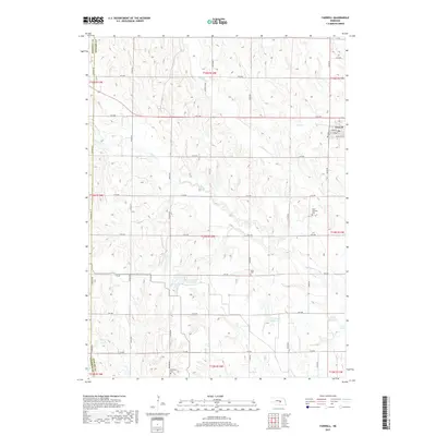 2017 Map of Farwell, 2017 Print