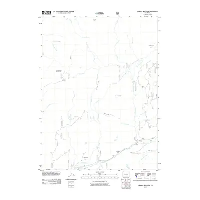 2011 Map of Farwell Mountain, 2011 Print