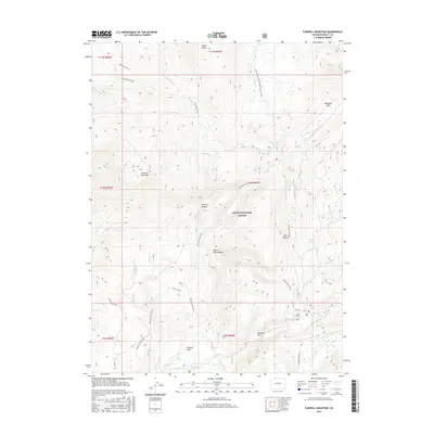 2016 Map of Farwell Mountain, 2016 Print