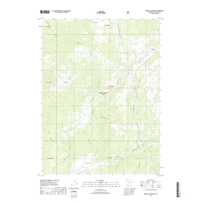 2019 Map of Farwell Mountain, 2019 Print