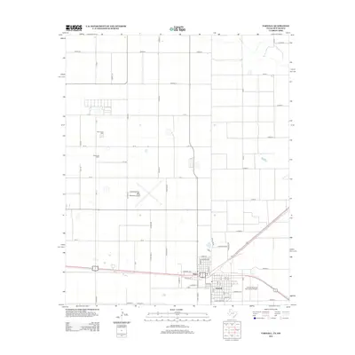2012 Map of Farwell, 2012 Print