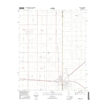 2016 Map of Farwell, 2016 Print