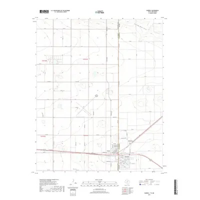 2019 Map of Farwell, 2019 Print