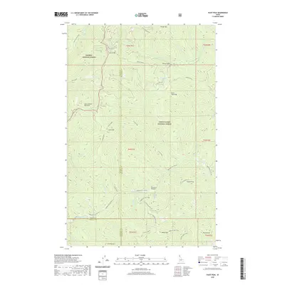 2020 Map of Faset Peak, 2020 Print
