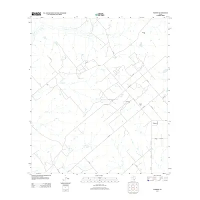 2013 Map of Fashing, 2013 Print