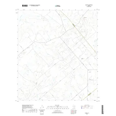 2019 Map of Fashing, 2019 Print