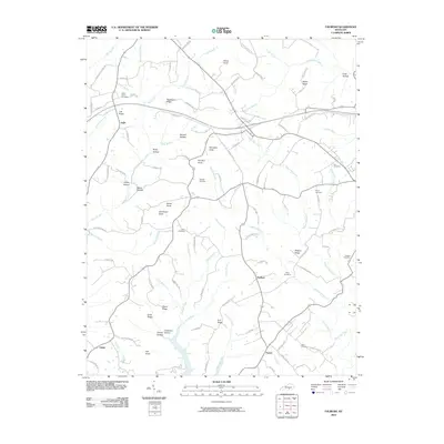 2010 Map of Faubush, 2010 Print