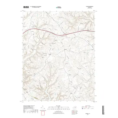 2019 Map of Faubush, 2019 Print