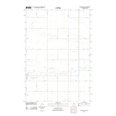 2012 Map of Faulkton East, 2012 Print