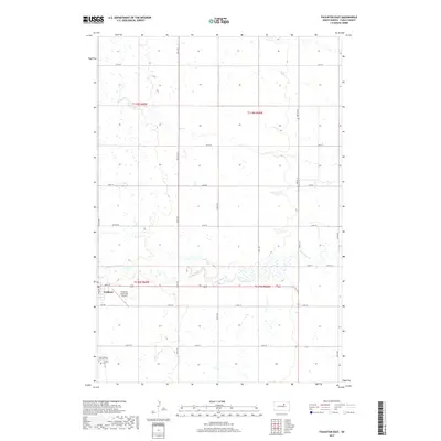 2017 Map of Faulkton East, 2017 Print