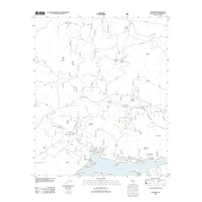2012 Map of Fawnskin, 2012 Print