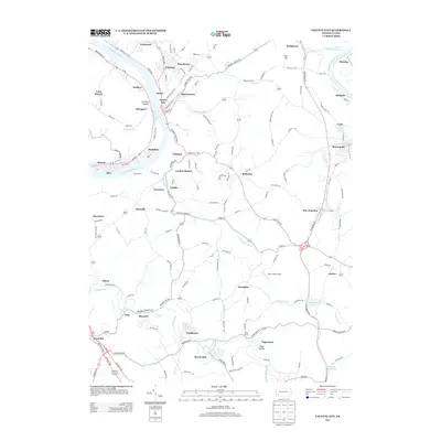 2013 Map of Fayette City, 2013 Print