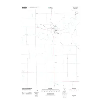 2013 Map of Fayette, 2013 Print