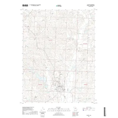 2017 Map of Fayette, 2017 Print