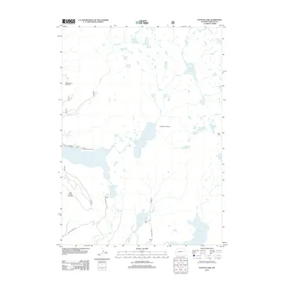 2012 Map of Fayette Lake, 2012 Print