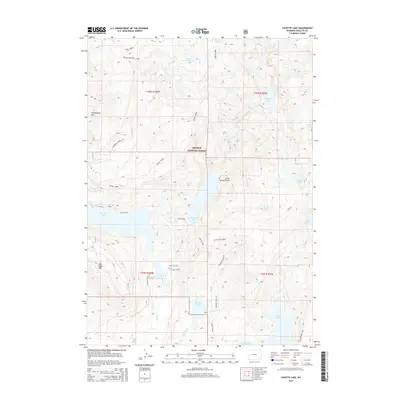 2015 Map of Fayette Lake, 2015 Print