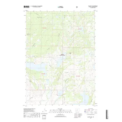 2017 Map of Fayette Lake, 2017 Print