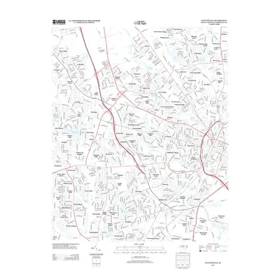 2013 Map of Fayetteville, 2013 Print