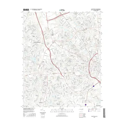 2016 Map of Fayetteville, 2016 Print