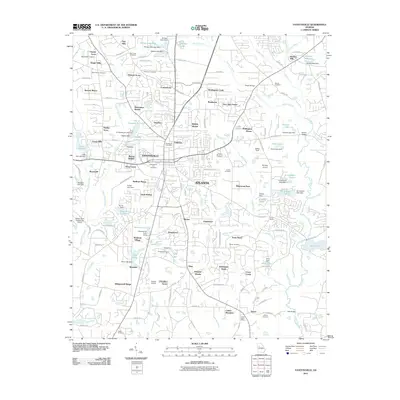 2011 Map of Fayetteville, 2011 Print