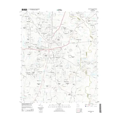 2014 Map of Fayetteville, 2014 Print