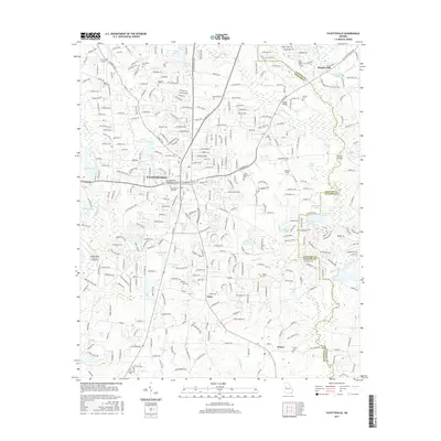2017 Map of Fayetteville, 2017 Print