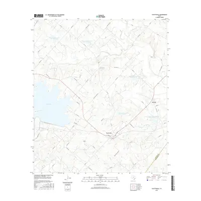 2016 Map of Fayetteville, 2016 Print