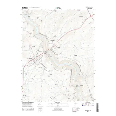 2014 Map of Fayetteville, 2014 Print