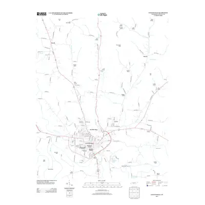 2013 Map of Fayetteville, 2013 Print
