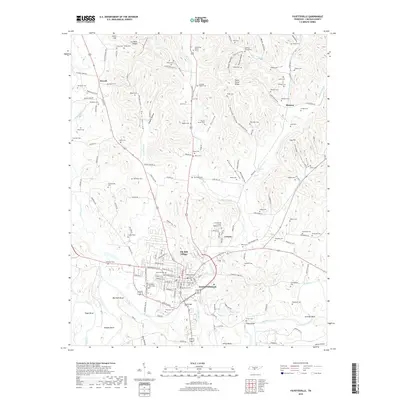 2019 Map of Fayetteville, 2019 Print