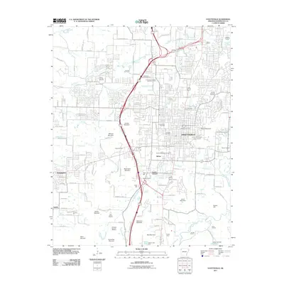 2011 Map of Fayetteville, 2011 Print