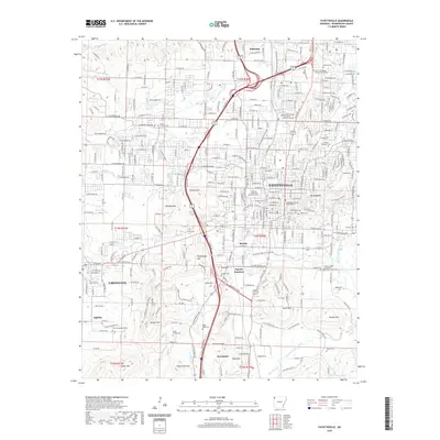 2020 Map of Fayetteville, 2020 Print
