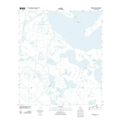2012 Map of Fearman Lake, 2012 Print