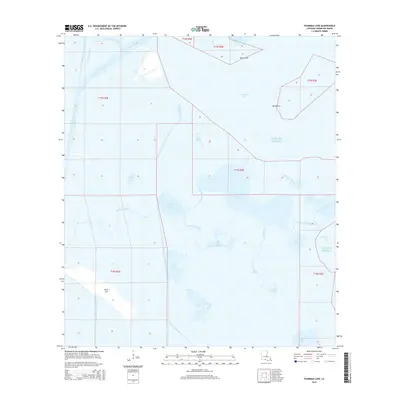 2015 Map of Fearman Lake, 2015 Print