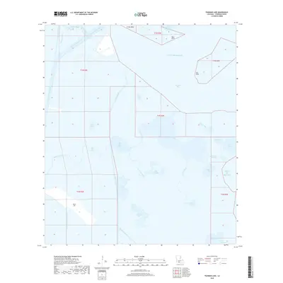 2018 Map of Fearman Lake, 2018 Print