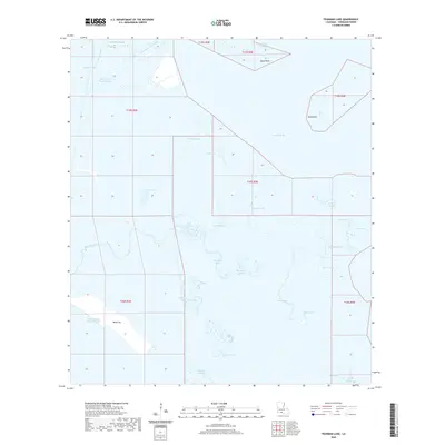 2020 Map of Fearman Lake, 2020 Print