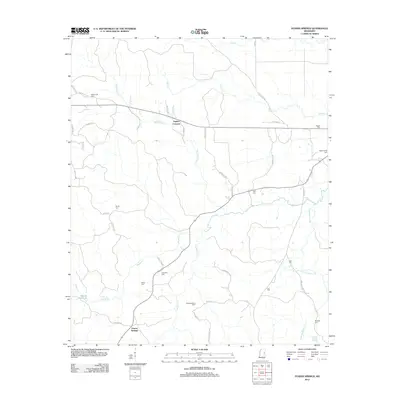 2012 Map of Fearns Springs, 2012 Print