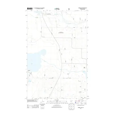 2013 Map of Federal Dam, 2013 Print