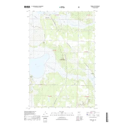 2019 Map of Federal Dam, 2019 Print