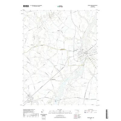 2019 Map of Federalsburg, 2019 Print