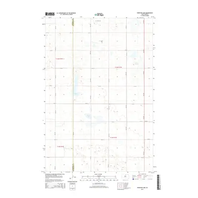 2015 Map of Feinstein Lake, 2015 Print