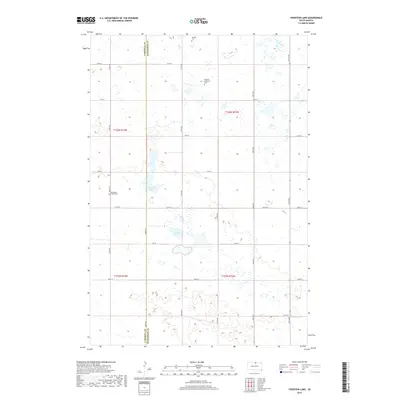 2017 Map of Feinstein Lake, 2017 Print