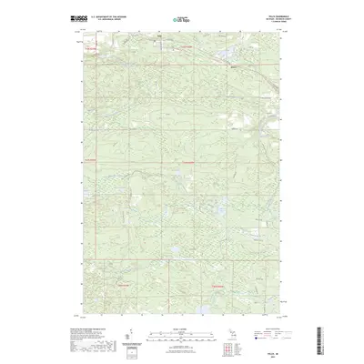 2023 Map of Felch, 2023 Print