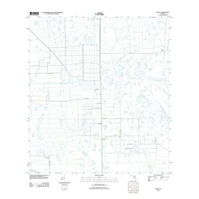 2012 Map of Felda, 2012 Print
