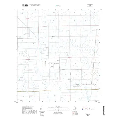 2021 Map of Felda, 2021 Print