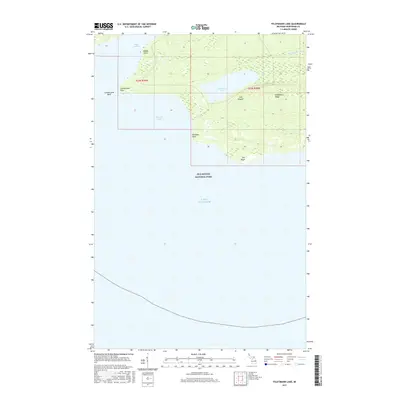 2017 Map of Feldtmann Lake, 2017 Print