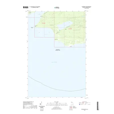 2019 Map of Feldtmann Lake, 2019 Print